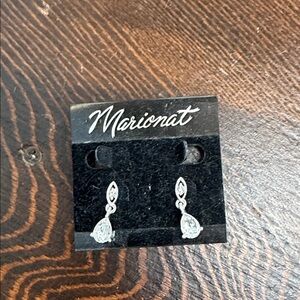 Silver Teardrop Earrings